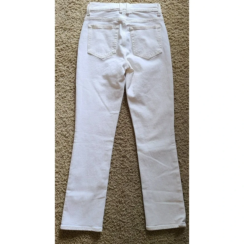 GRAYSON The Hero High‎ Rise Straight Leg Button Fly Jeans Natural Women's 25